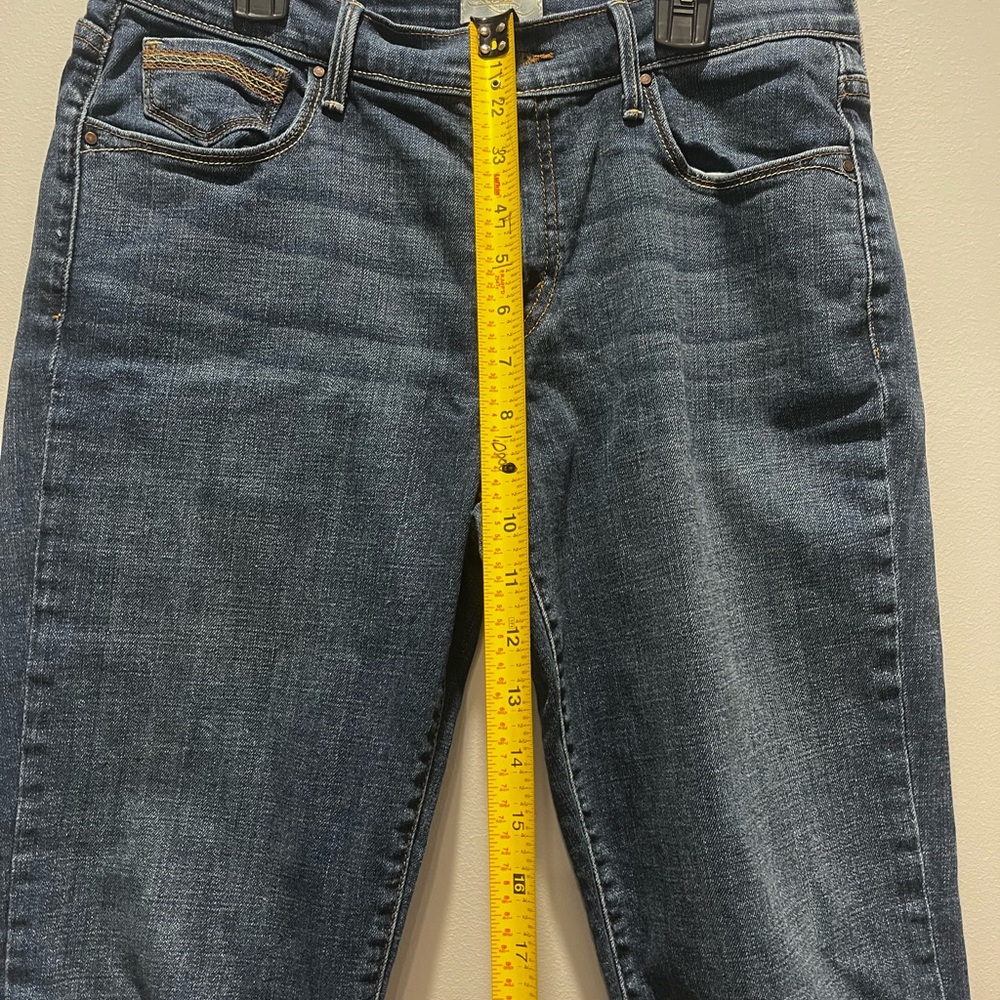 Levi's Dark Blue Straight Leg Jeans - Picture 11 of 11